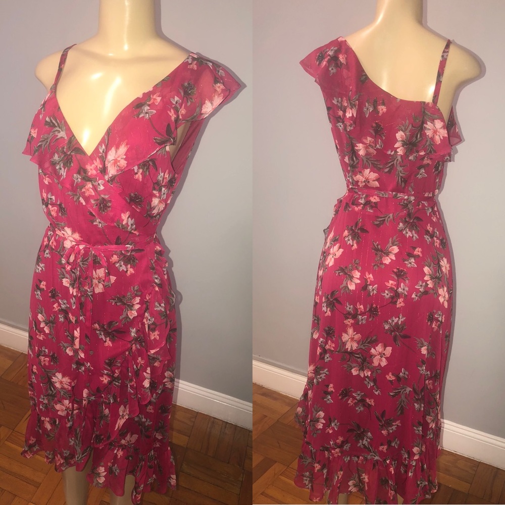 Gorgeous red floral dress